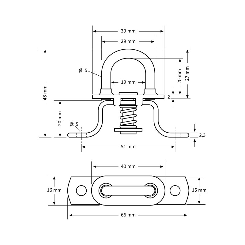 Metal Dönerli Köprü - 250 Adet / paket