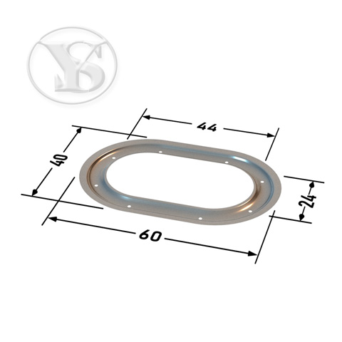 42-22 No. Oval Galvaniz Tır Kapsülü - 500 Adet / paket