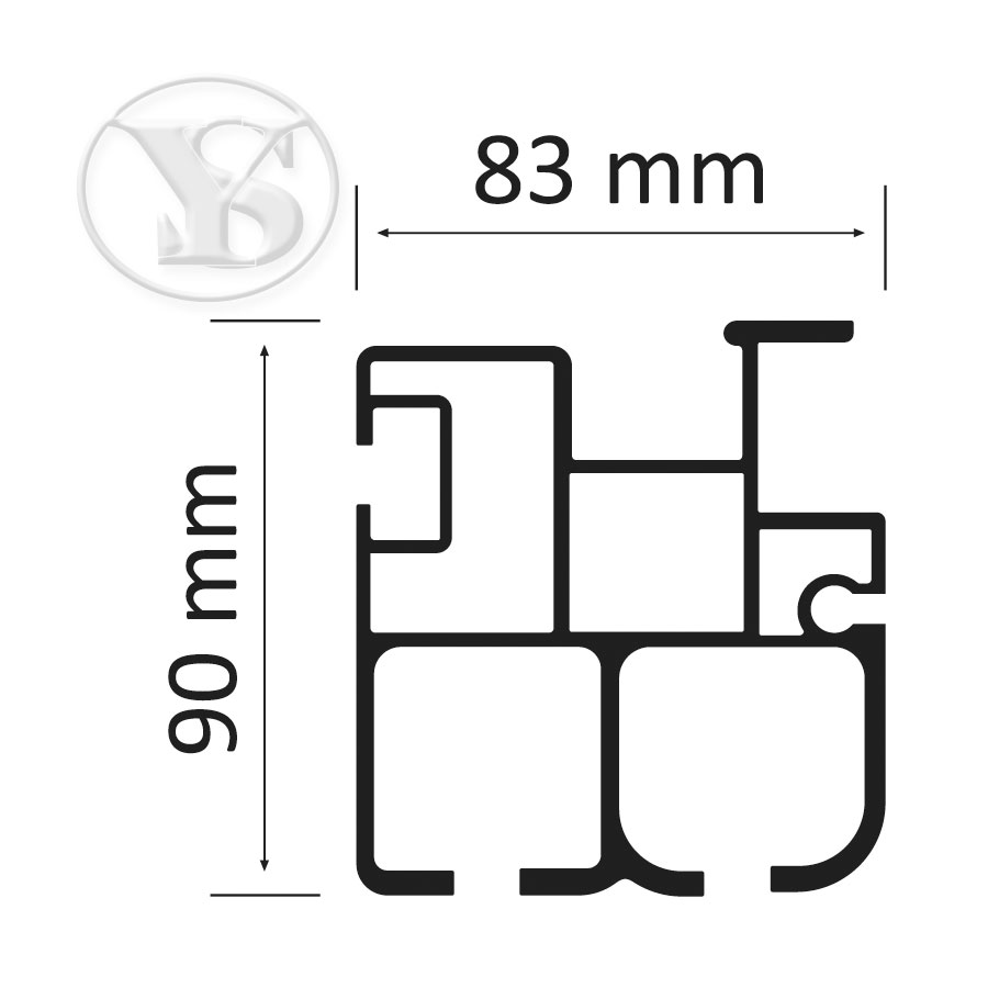 Kayar Çatı Sistemi Profili (90 mm)
